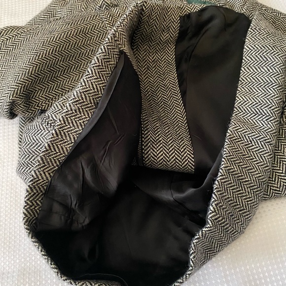 Lauren Ralph Lauren Wool Alpaca Spring casual Jacket size 12, herringbone  print - Picture 13 of 14